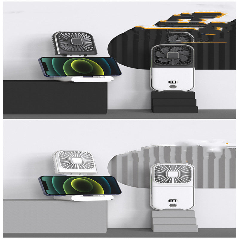 Folding Portable Digital Display Handheld Small Fan.